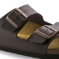 BIRKENSTOCK ARIZONA BS DARK BROWN BIRKO-FLOR®+LEATHER