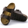 BIRKENSTOCK ARIZONA BS DARK BROWN BIRKO-FLOR®+LEATHER