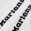 DR. MARTENS VERTICAL LOGO WHITE-BLACK SKARPETY