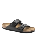 BIRKENSTOCK ARIZONA NATURAL LEATHER BLACK