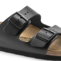BIRKENSTOCK ARIZONA NATURAL LEATHER BLACK