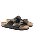 BIRKENSTOCK ARIZONA NATURAL LEATHER BLACK