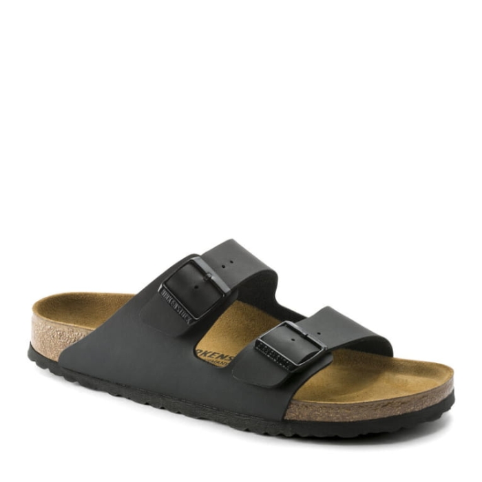 BIRKENSTOCK ARIZONA BS BLACK BIRKO-FLOR®+LEATHER