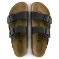 BIRKENSTOCK ARIZONA BS BLACK BIRKO-FLOR®+LEATHER
