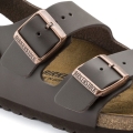 BIRKENSTOCK MILANO DARK BROWN LEATHER