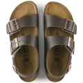 BIRKENSTOCK MILANO DARK BROWN LEATHER