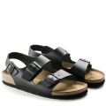 BIRKENSTOCK MILANO BLACK LEATHER