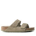 BIRKENSTOCK ARIZONA FADED KHAKI SUEDE SOFT