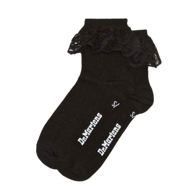 DR. MARTENS FRILL ORGANIC COTTON BLACK SKARPETY